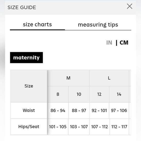 New With Tags Size 12 Maternity Full-Panel Pixie Ankle Pants - Picture 7 of 7